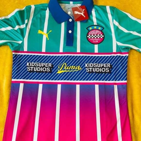 Puma kidsuper jersey shorts uniform set - Picture 3 of 6